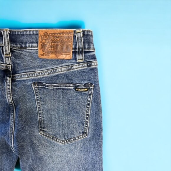 Volcom "Vorta" Slim Fit Denim Jeans - Picture 4 of 8